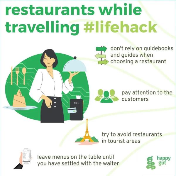 #lifehack Restaurants while travelling